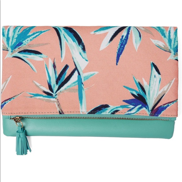 Anthropologie Rachel Pally Foldover Vegan clutch - Picture 5 of 16